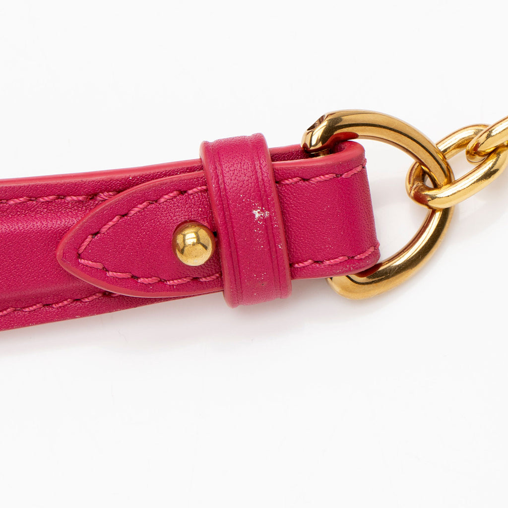 Louis Vuitton Calfskin New Wave Chain Shoulder Bag (SHF-ihtUHs)