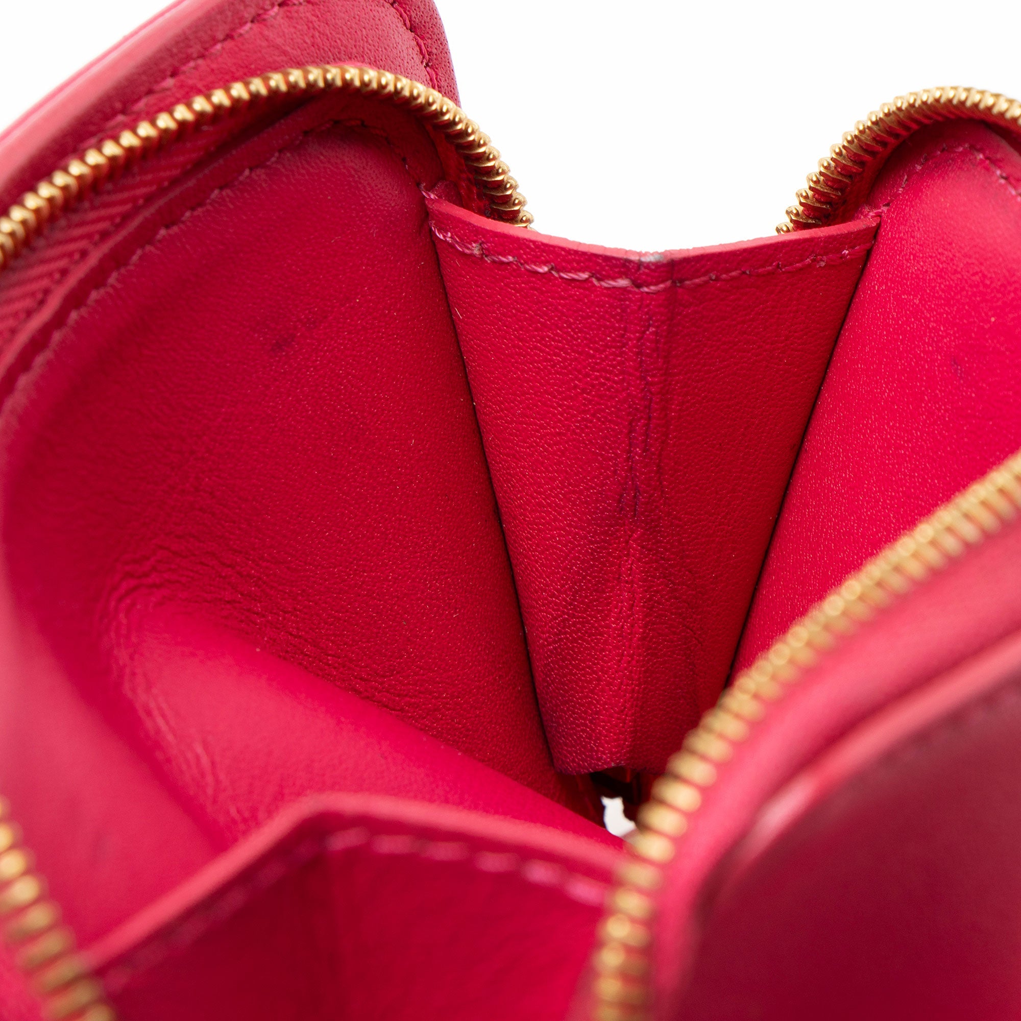 Louis Vuitton Calfskin New Wave Compact Zip Wallet