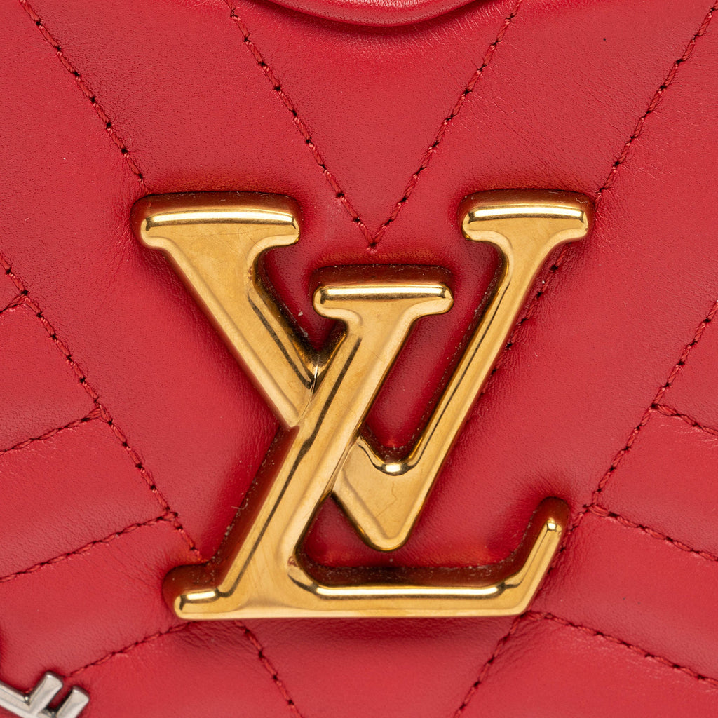 Louis Vuitton Limited Edition Calfskin New Wave Love Lock Heart Shoulder Bag
