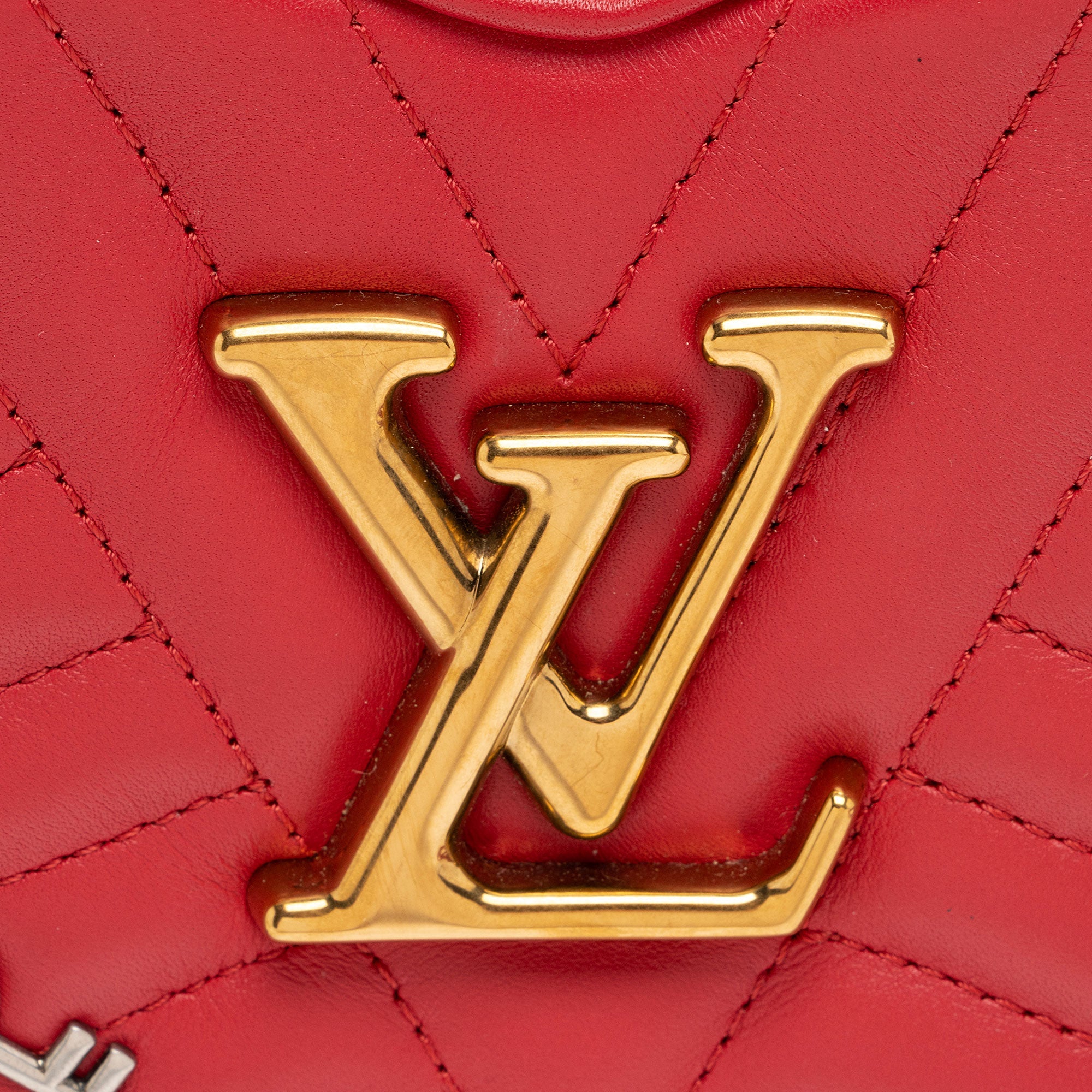 Louis Vuitton Limited Edition Calfskin New Wave Love Lock Heart Shoulder Bag