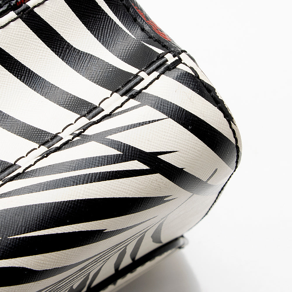 Louis Vuitton Calfskin Palm Print Twist MM Shoulder Bag (SHF-18828)