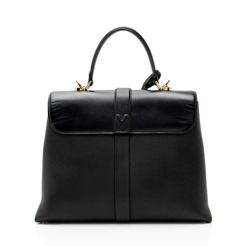Louis Vuitton Calfskin Rose Des Vents MM Top Handle