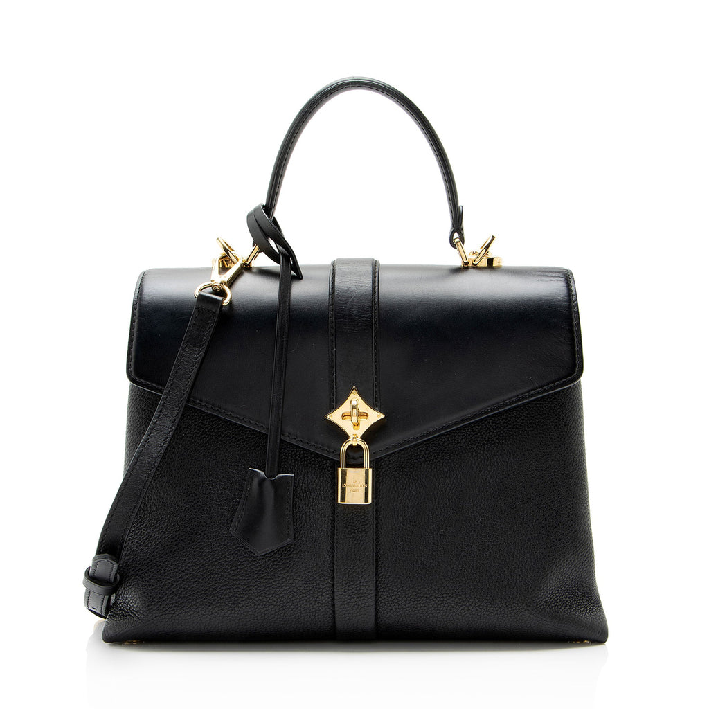 Louis Vuitton Calfskin Rose Des Vents MM Top Handle