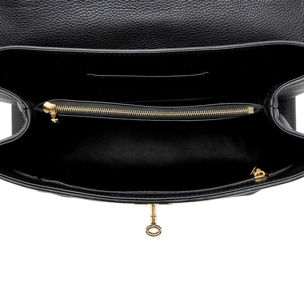 Louis Vuitton Calfskin Rose Des Vents MM Top Handle
