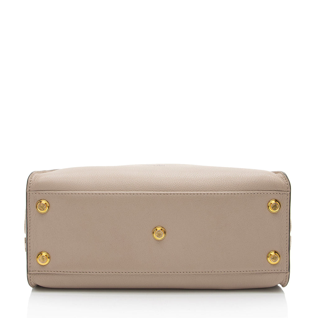 Louis Vuitton Calfskin Tufted Monogram On My Side MM Tote