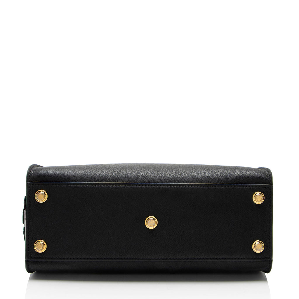 Louis Vuitton Calfskin Tufted Monogram On My Side MM Tote