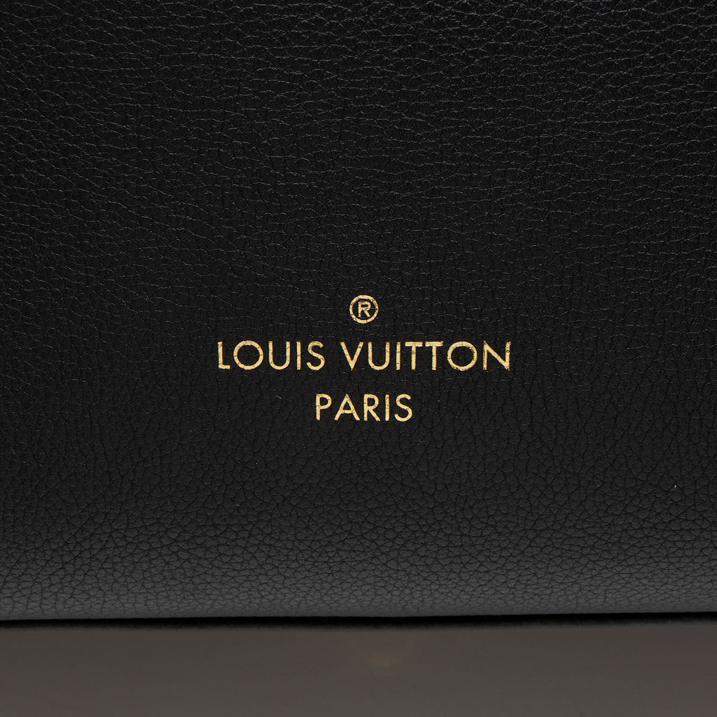 Louis Vuitton Calfskin Tufted Monogram On My Side MM Tote