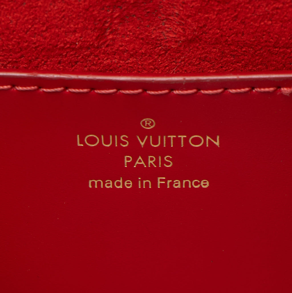 Louis Vuitton Coated Canvas Wild Animal Print Twist MM Shoulder Bag
