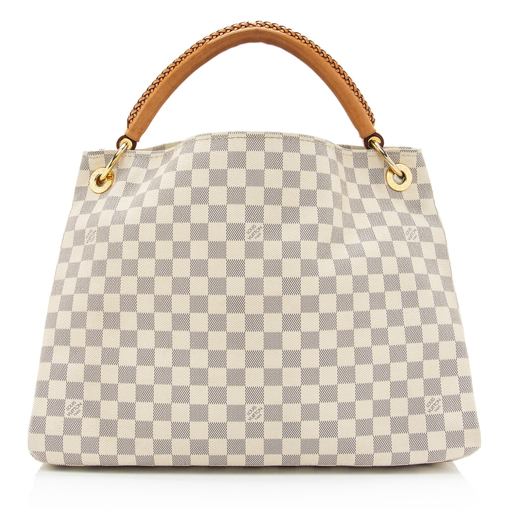 Louis Vuitton Damier Azur Artsy MM Shoulder Bag (SHF-A8ts8C)