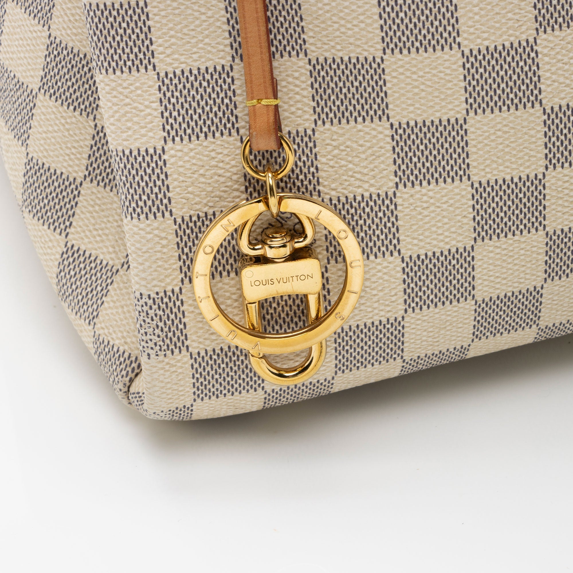 Louis Vuitton Damier Azur Artsy MM Shoulder Bag (SHF-A8ts8C)