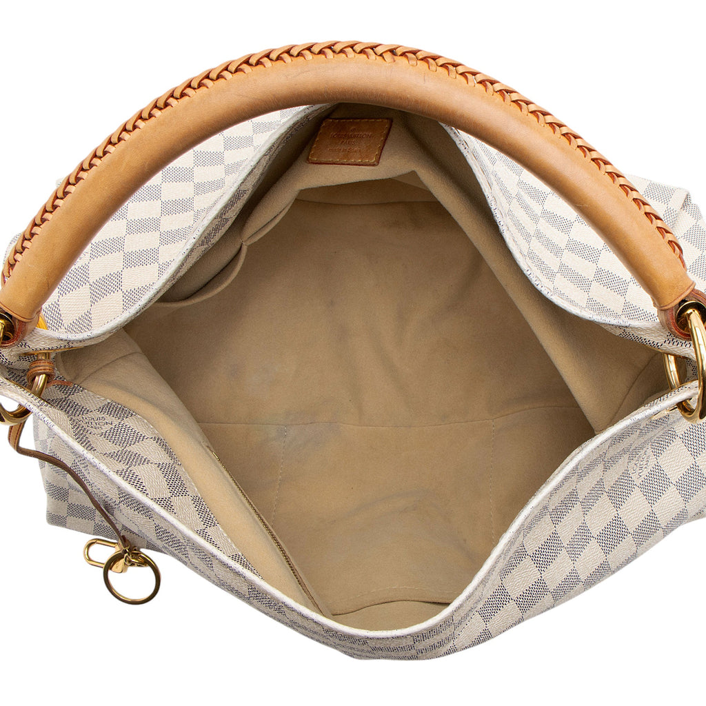 Louis Vuitton Damier Azur Artsy MM Shoulder Bag (SHF-D9Abmw)