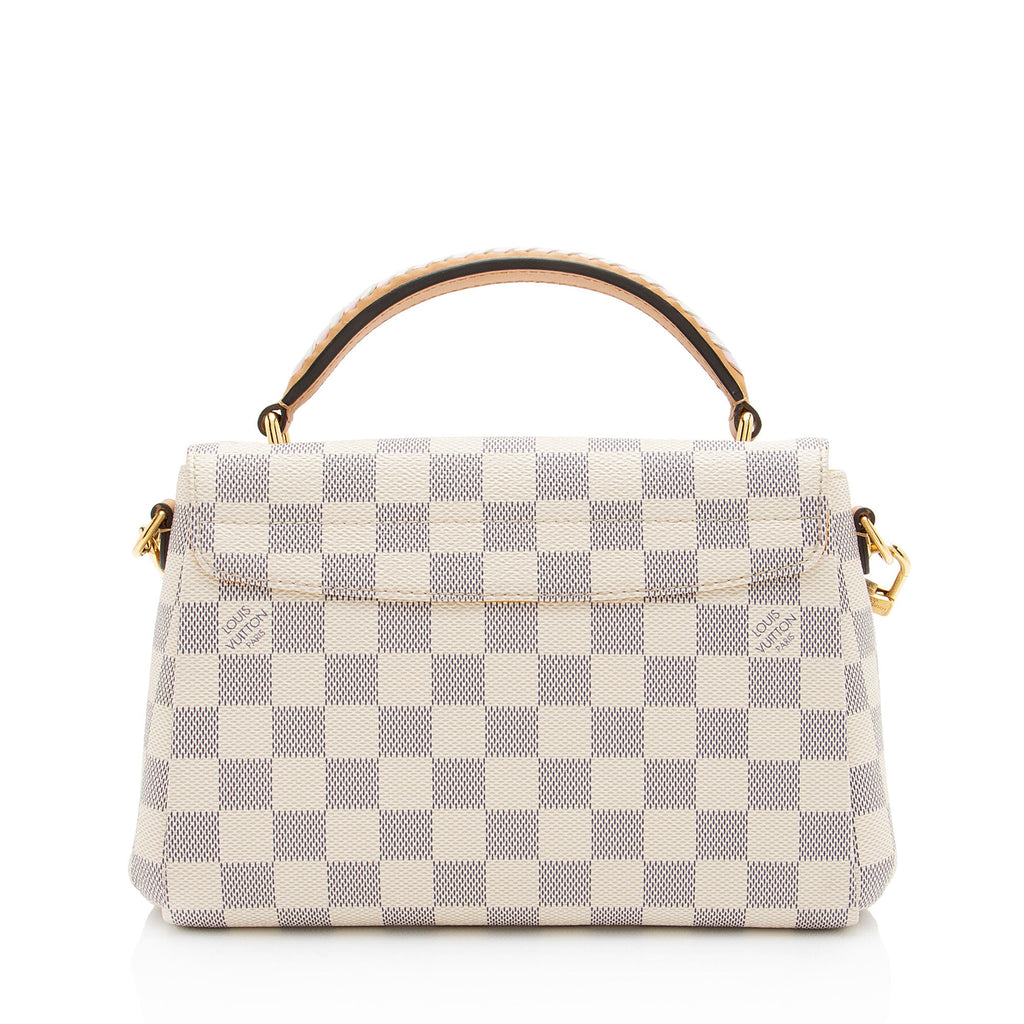 Louis Vuitton Damier Azur Braided Croisette Shoulder Bag