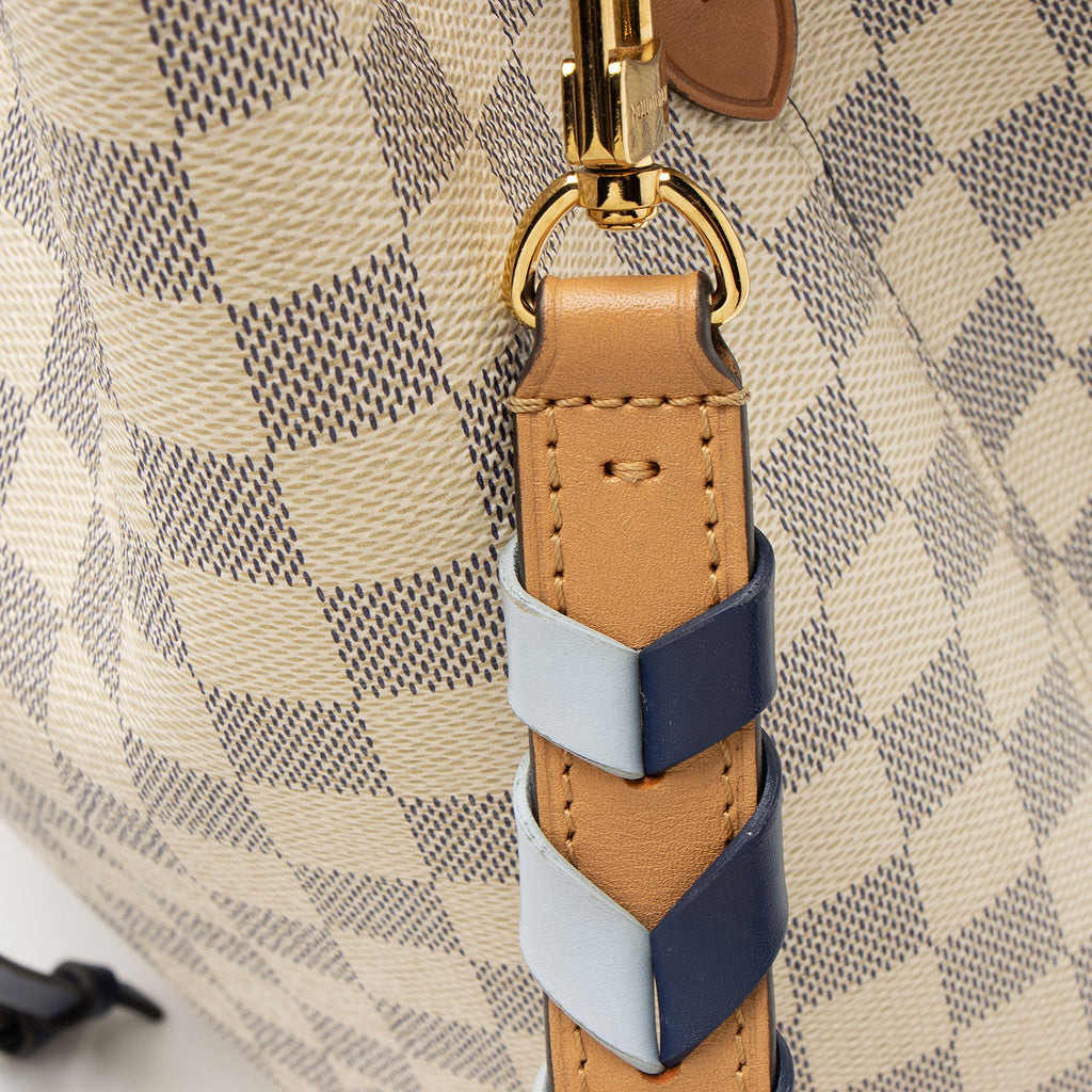 Louis Vuitton Damier Azur Braided Neonoe Shoulder Bag