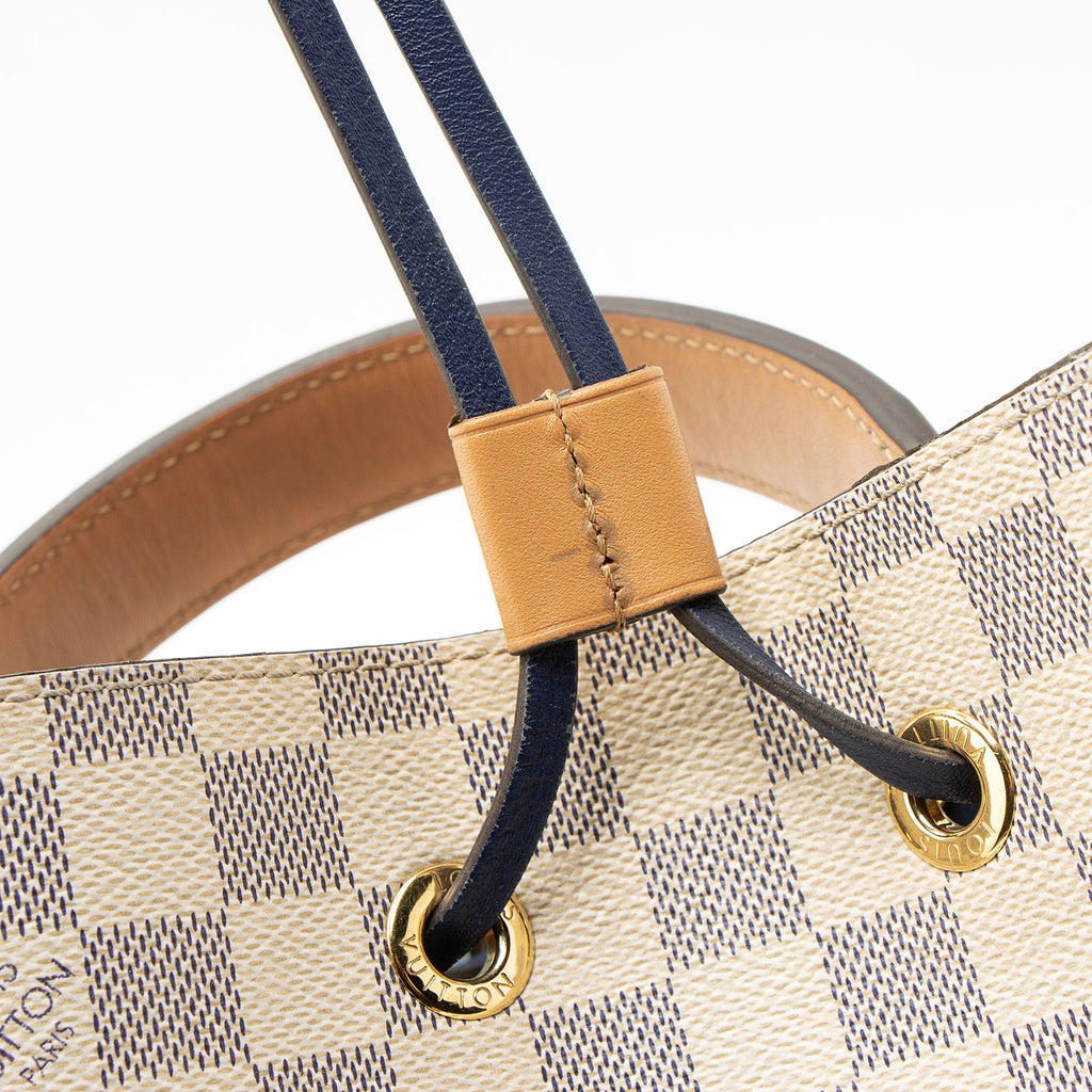 Louis Vuitton Damier Azur Braided Neonoe Shoulder Bag