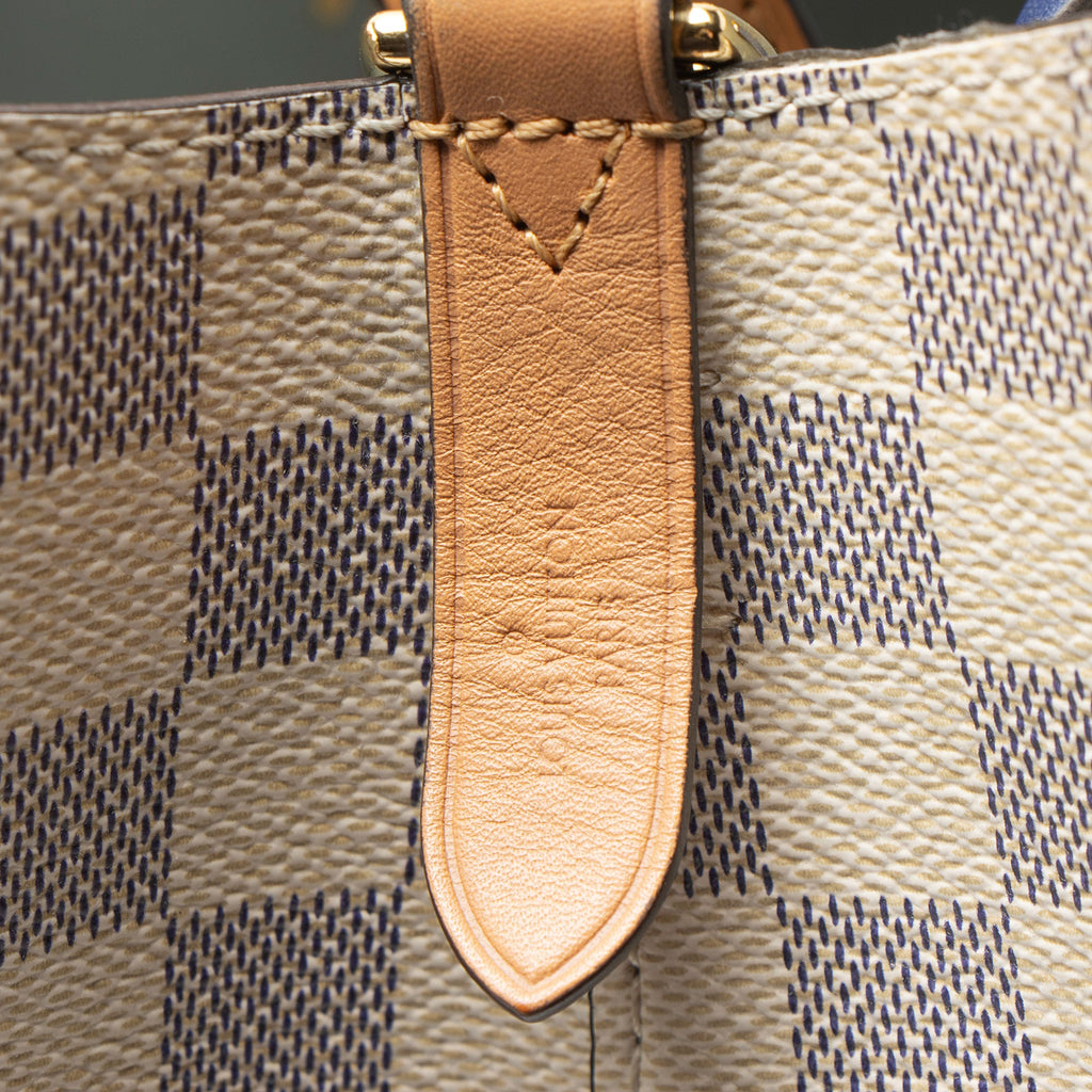 Louis Vuitton Damier Azur Braided Neonoe Shoulder Bag