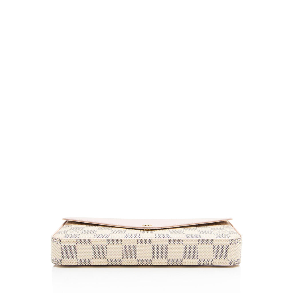 Louis Vuitton Damier Azur Calfskin Felicie Pochette
