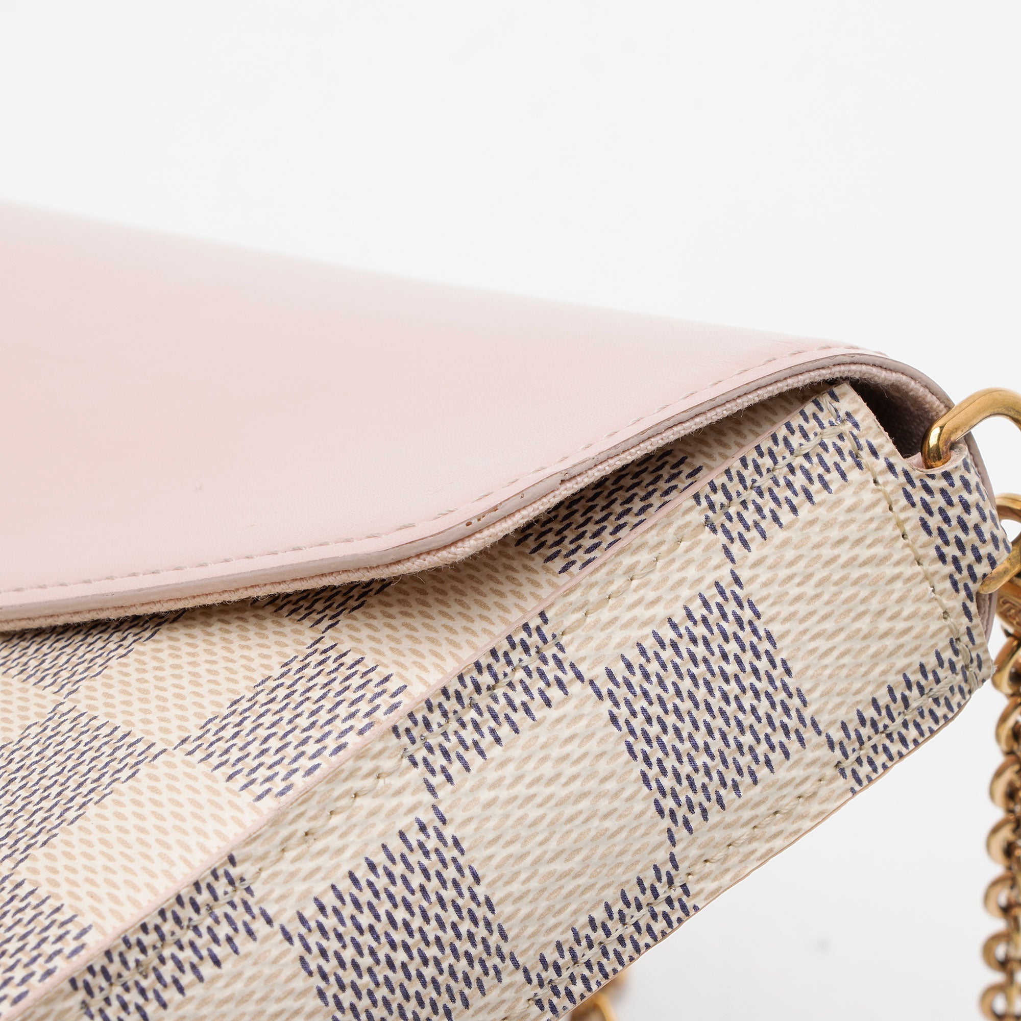 Louis Vuitton Damier Azur Calfskin Felicie Pochette