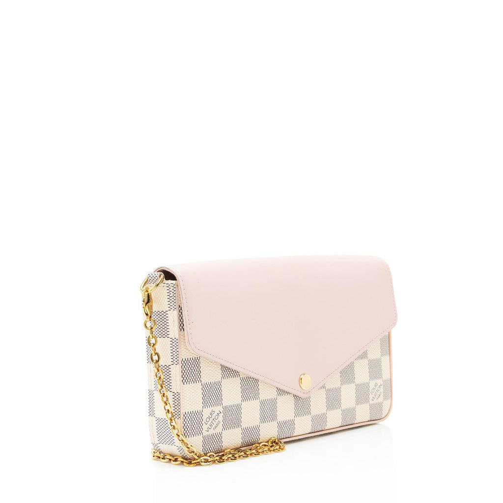 Louis Vuitton Damier Azur Calfskin Felicie Pochette