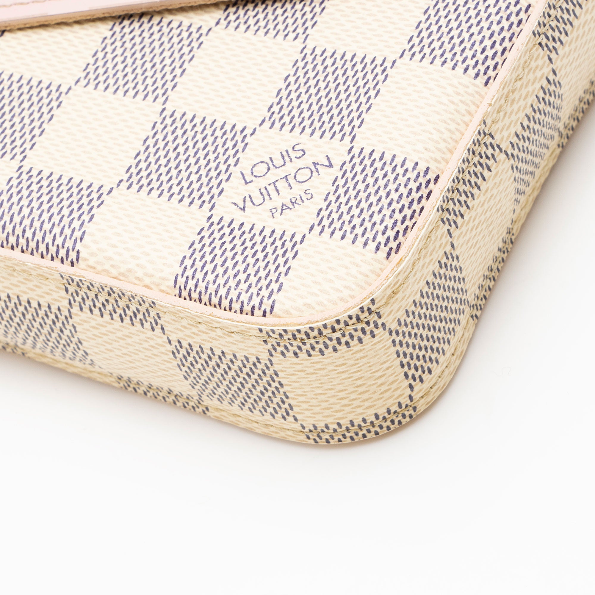 Louis Vuitton Damier Azur Calfskin Felicie Pochette