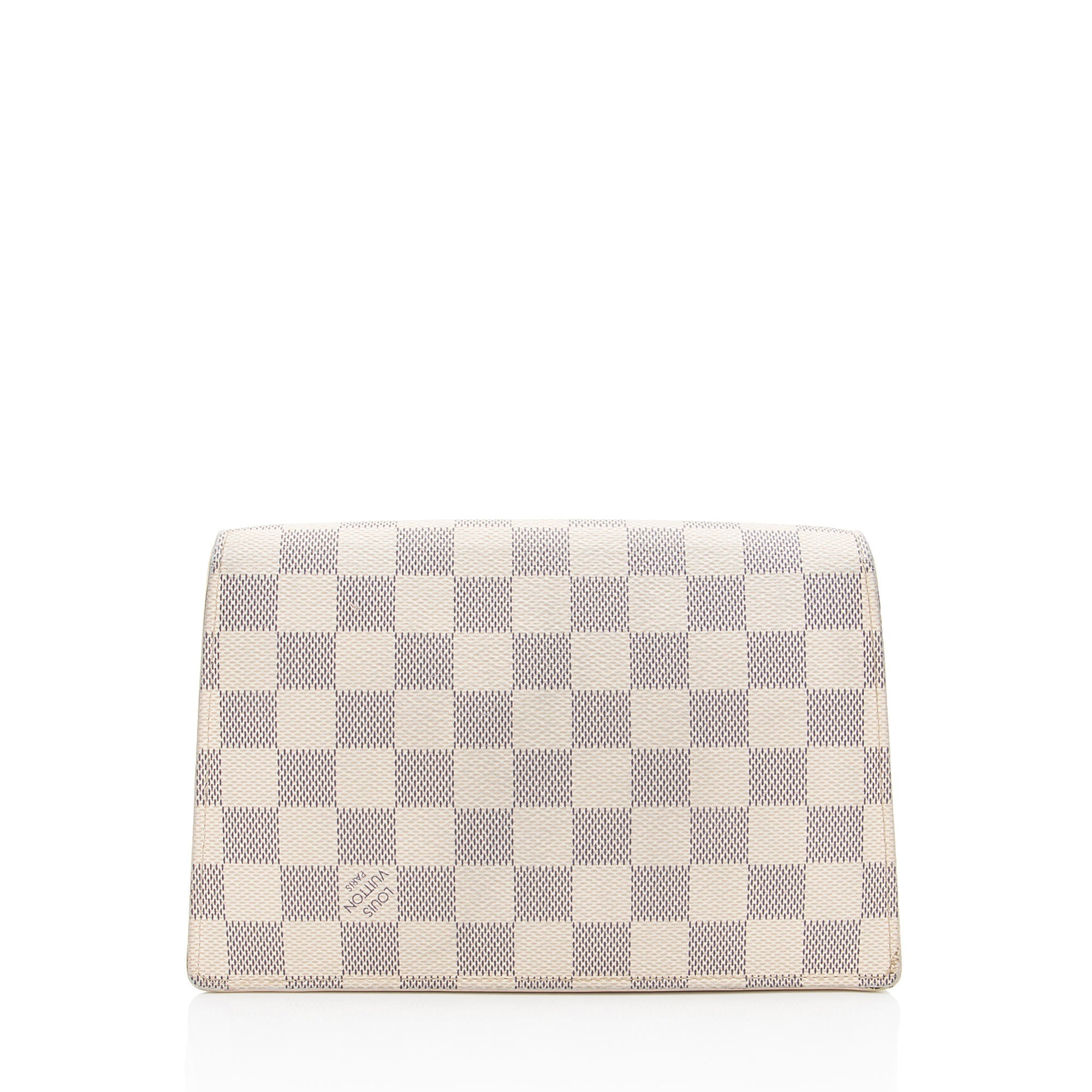 Louis Vuitton Damier Azur Croisette Chain Wallet