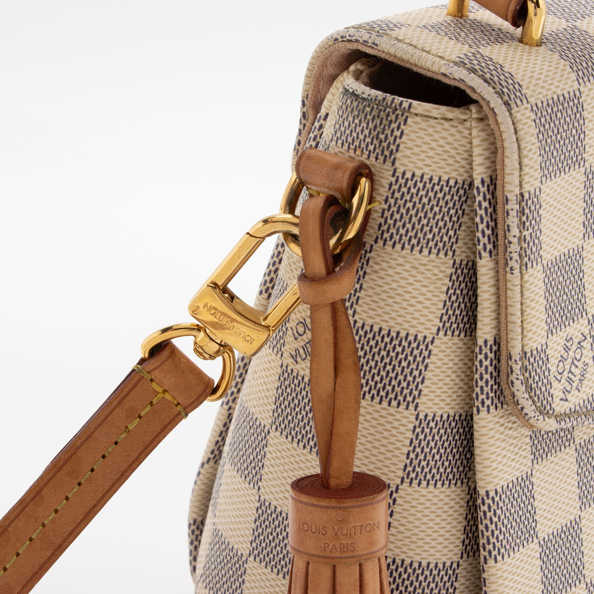 Louis Vuitton Damier Azur Croisette Shoulder Bag (SHF-WhCBUZ)