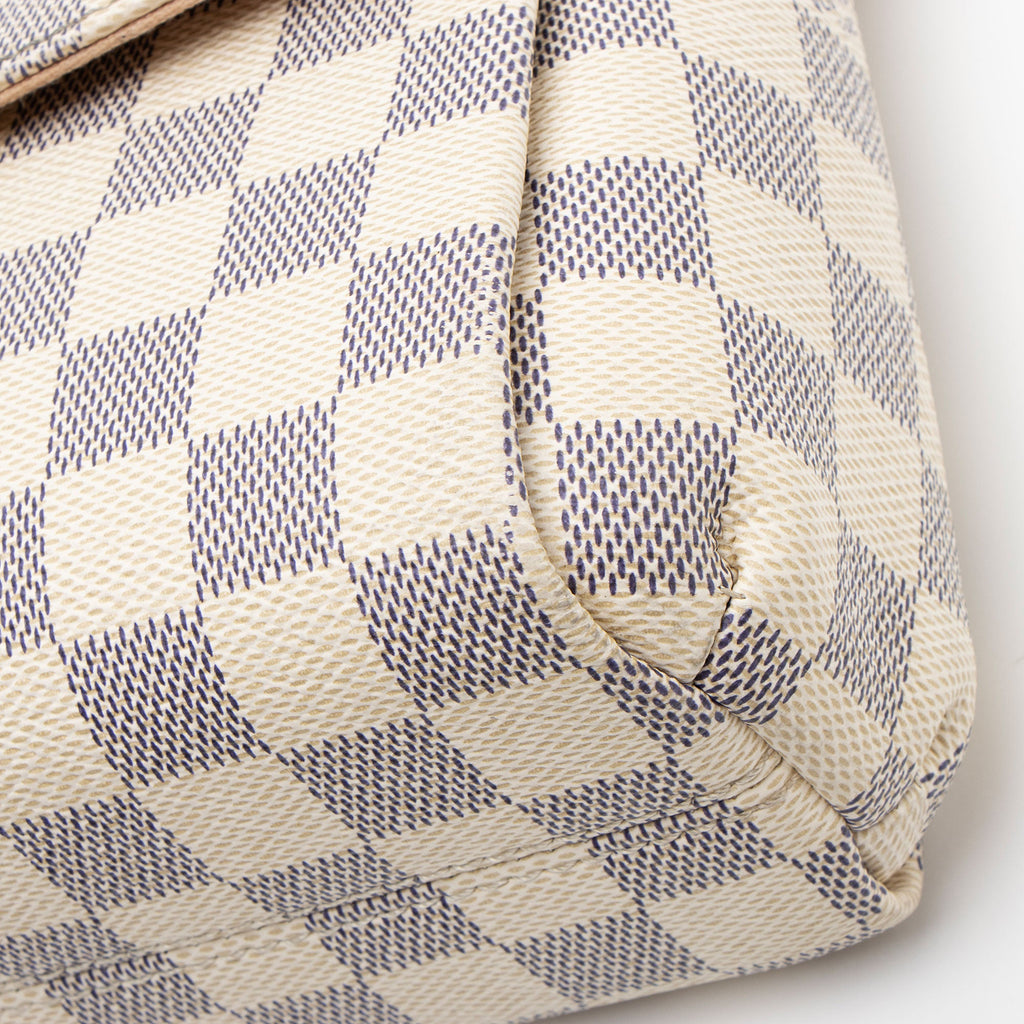 Louis Vuitton Damier Azur Croisette Shoulder Bag (SHF-LgQ1VD)