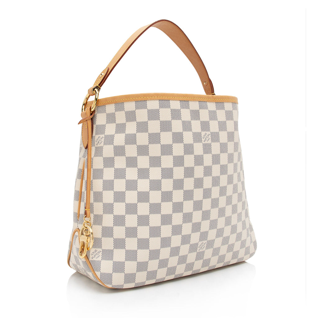 Louis Vuitton Damier Azur Delightful PM Shoulder Bag (SHF-rWZaHb)