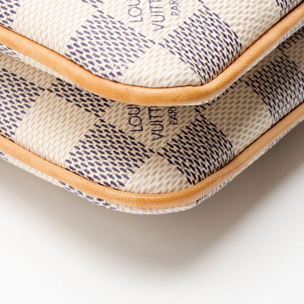 Louis Vuitton Damier Azur Double Zip Pochette