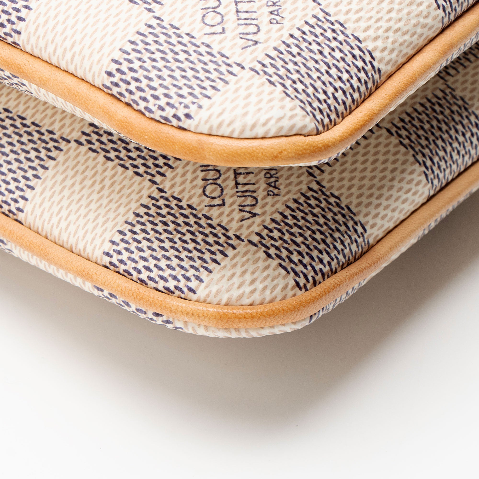 Louis Vuitton Damier Azur Double Zip Pochette