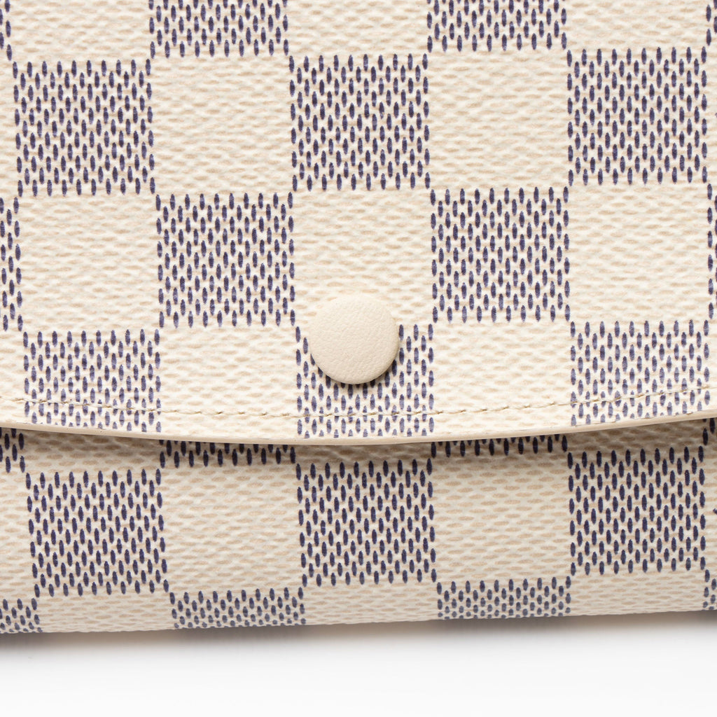 Louis Vuitton Damier Azur Emilie Wallet