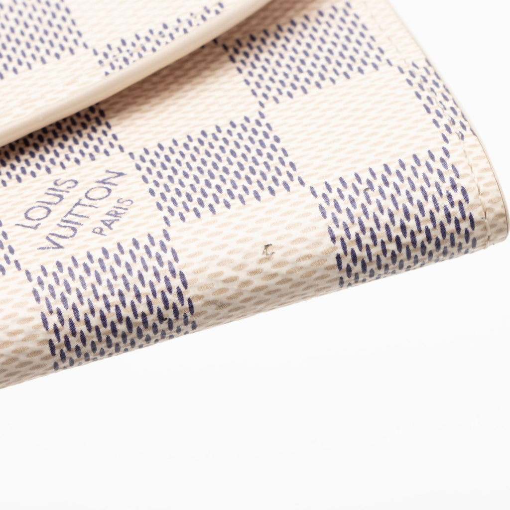 Louis Vuitton Damier Azur Emilie Wallet