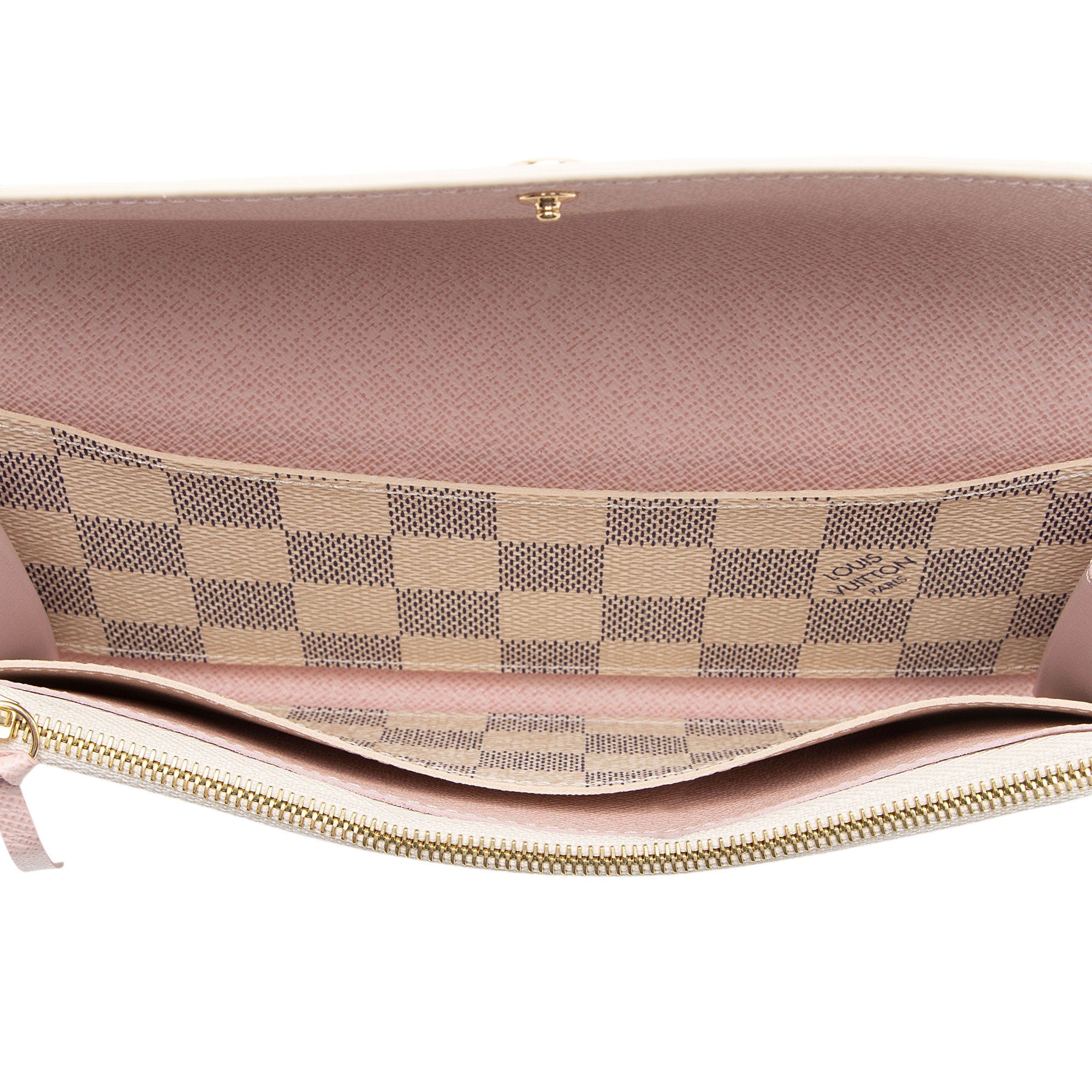 Louis Vuitton Damier Azur Emilie Wallet