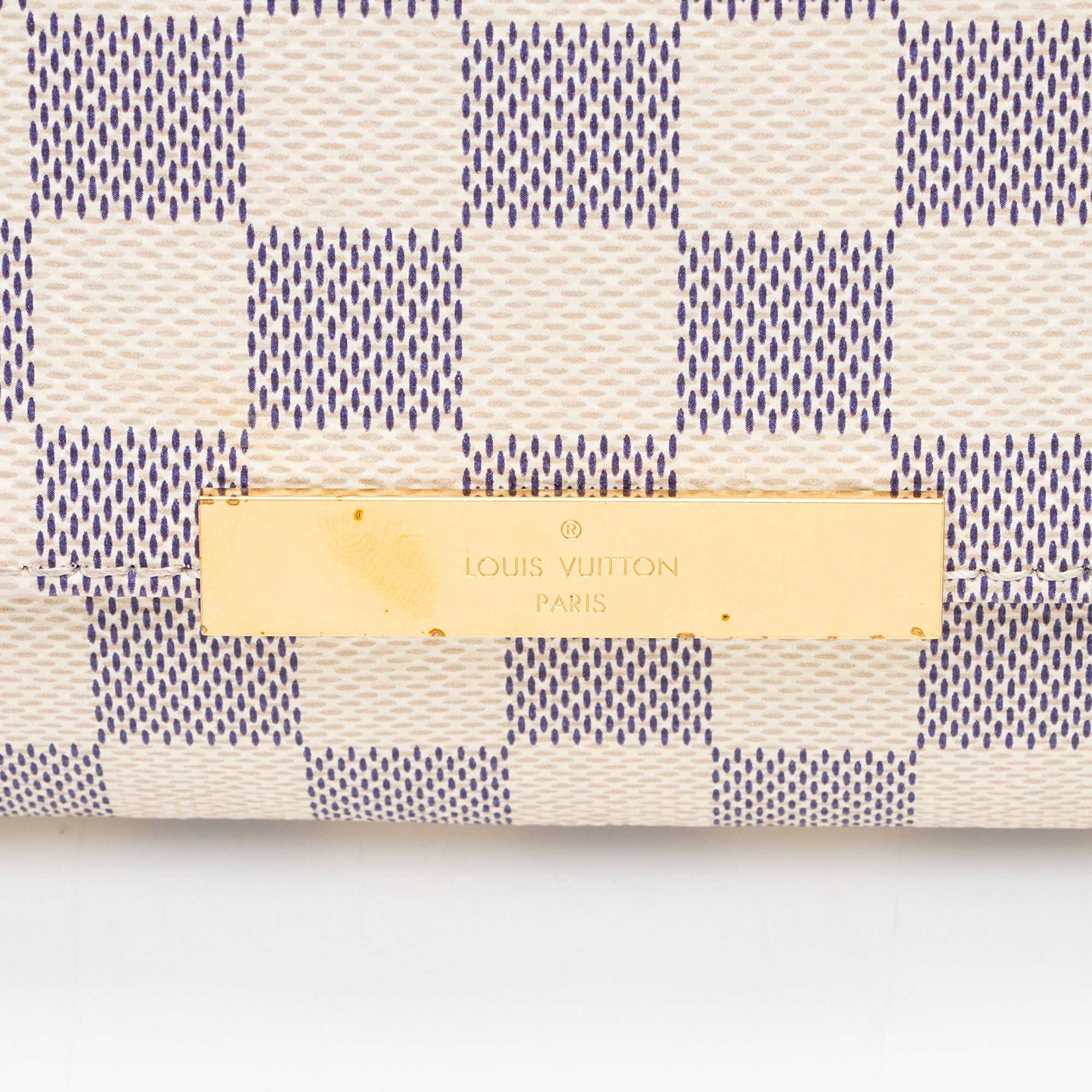 Louis Vuitton Damier Azur Favorite MM Shoulder Bag
