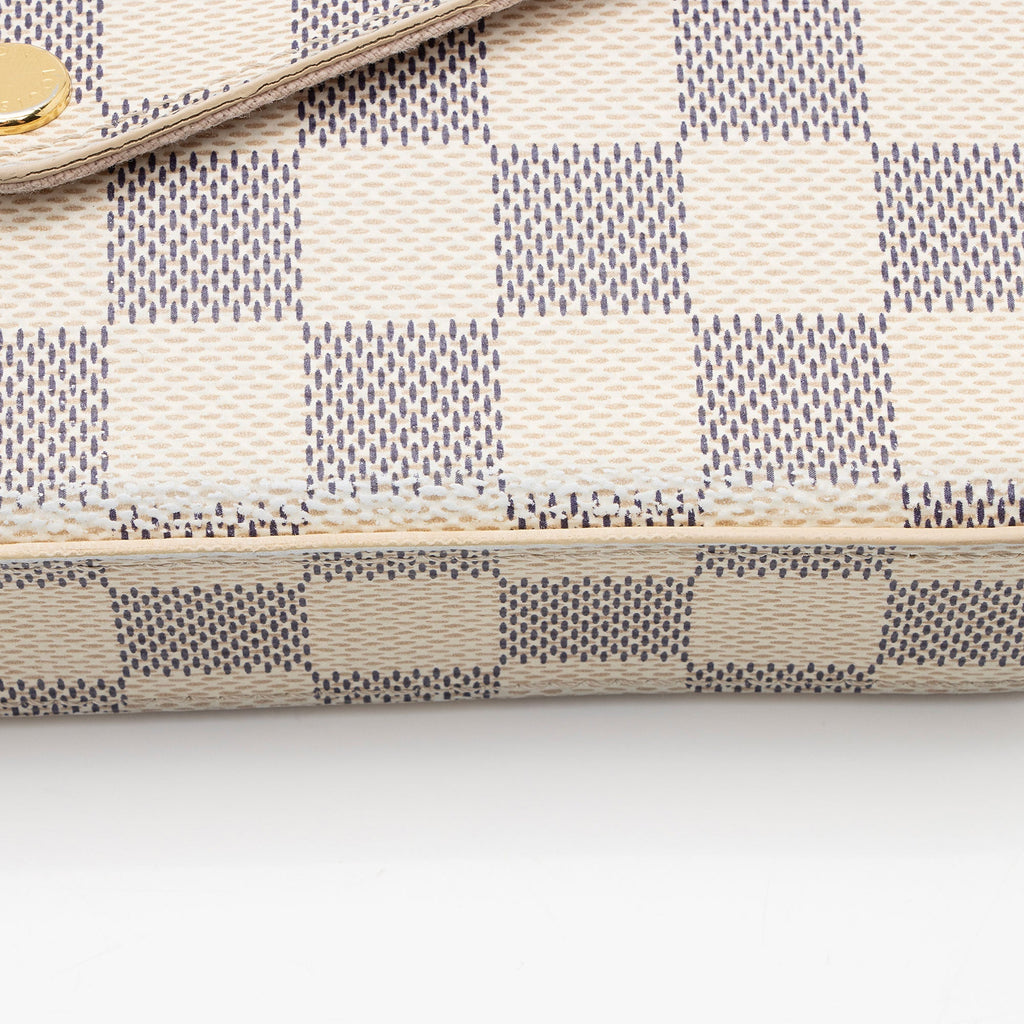 Louis Vuitton Damier Azur Felicie Pochette - FINAL SALE (SHF-z9jSY5)