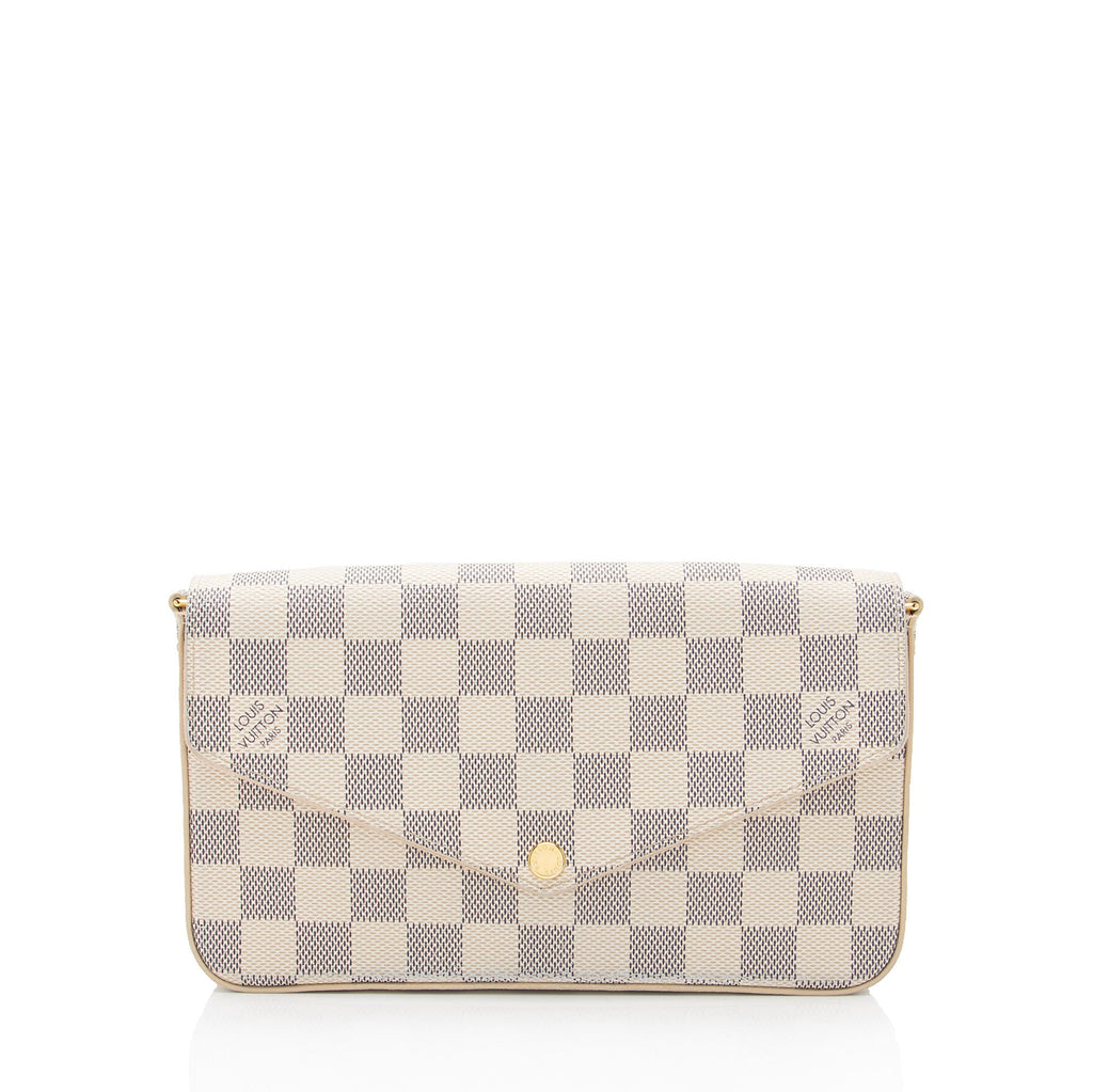 Louis Vuitton Damier Azur Felicie Pochette - FINAL SALE (SHF-z9jSY5)