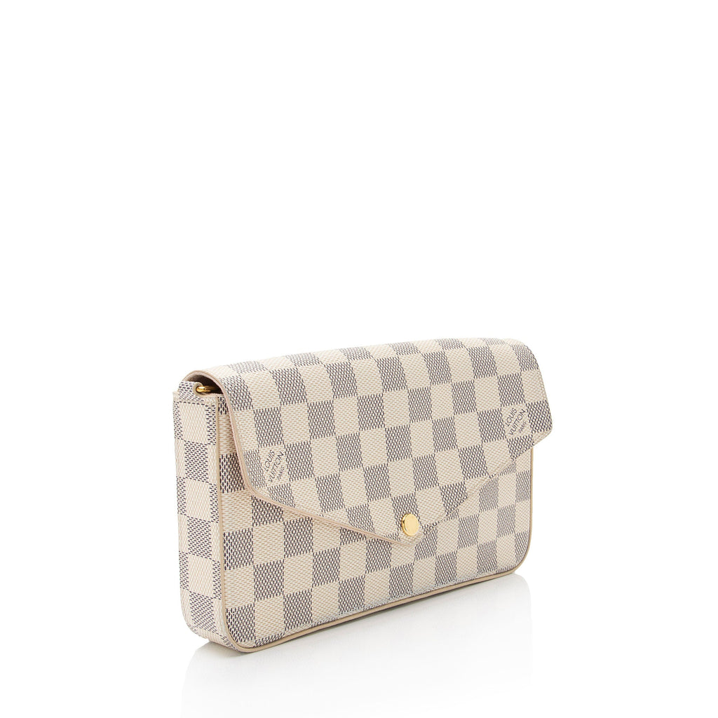 Louis Vuitton Damier Azur Felicie Pochette - FINAL SALE (SHF-z9jSY5)