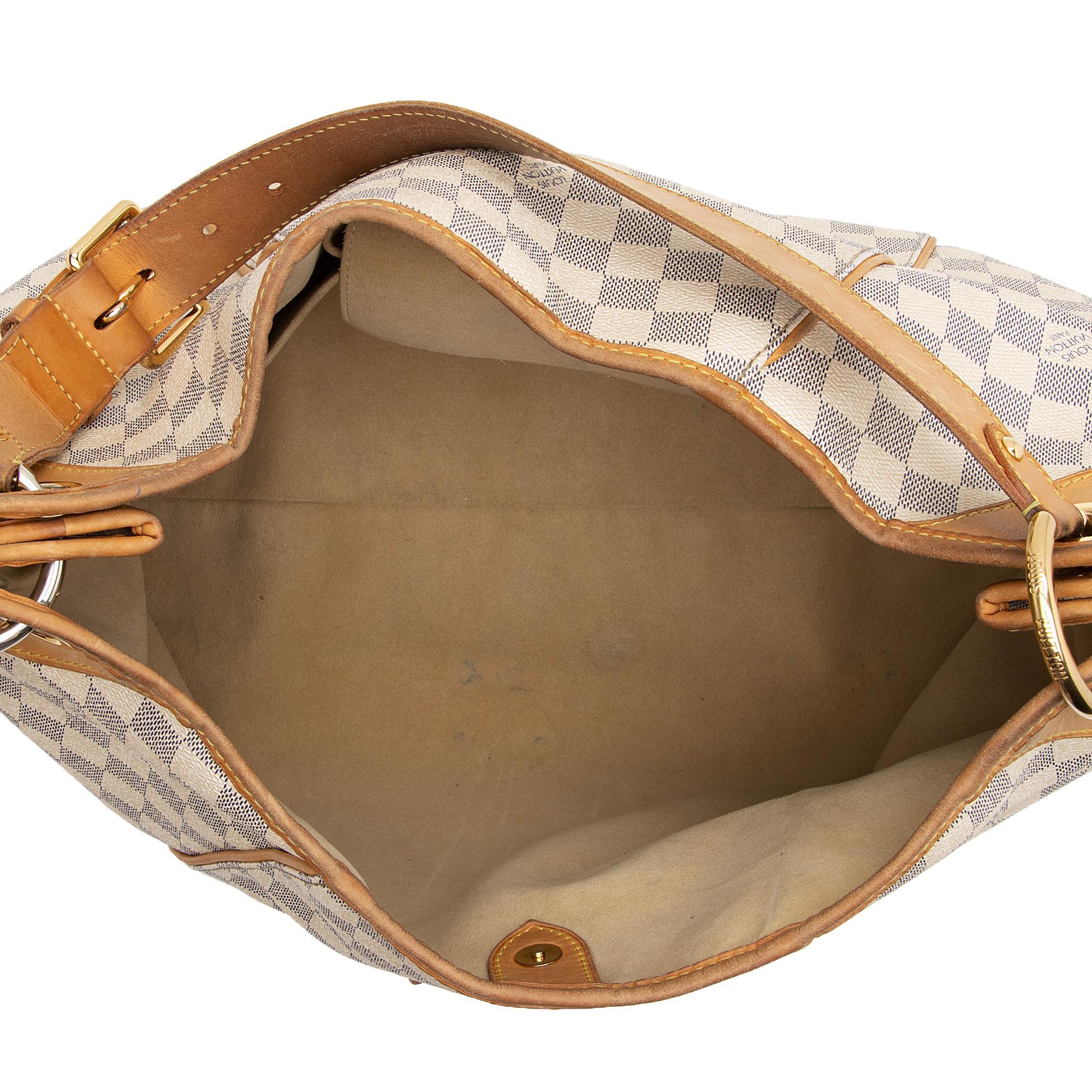 Louis Vuitton Damier Azur Galliera GM Shoulder Bag (SHF-4A1bk9)