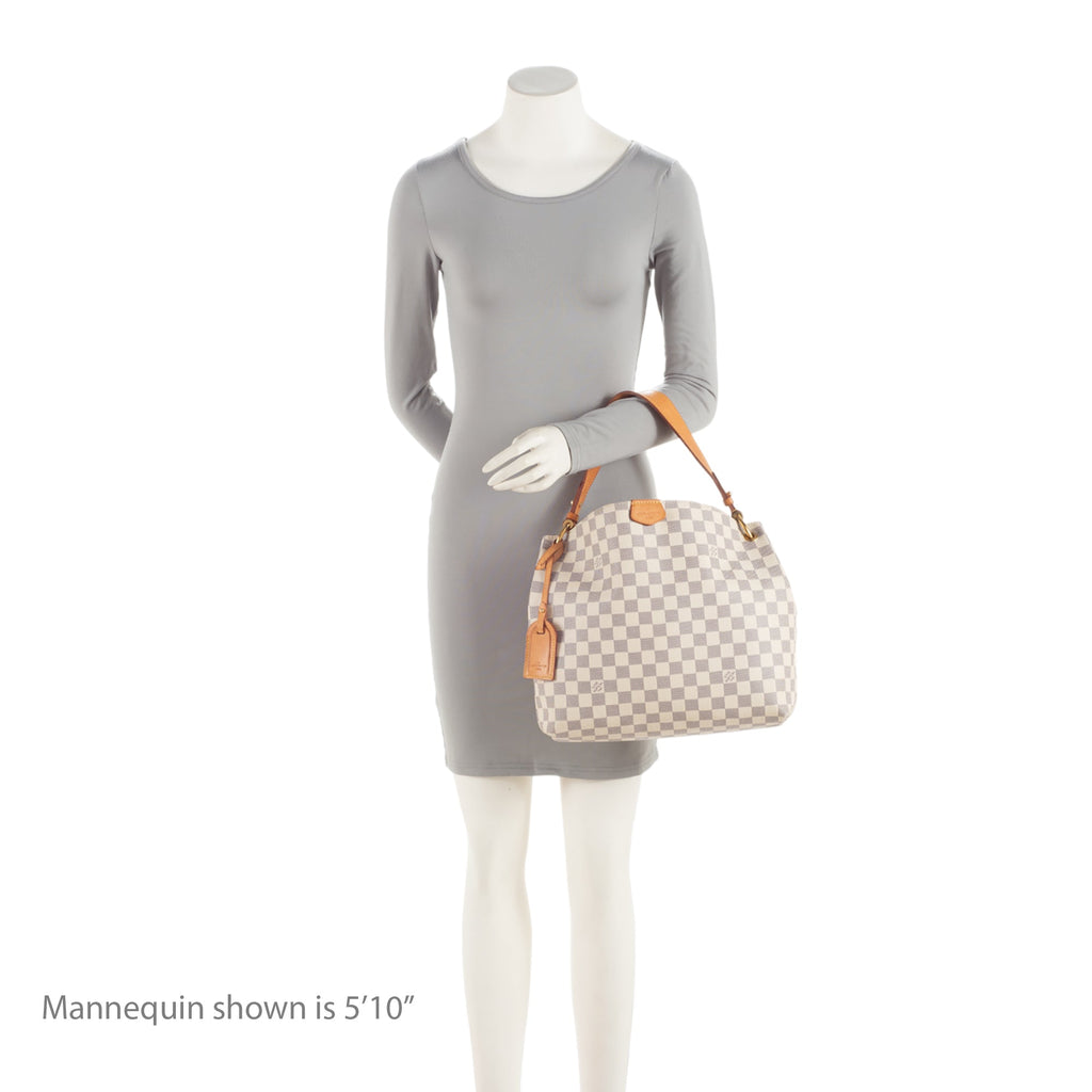 Louis Vuitton Damier Azur Graceful PM Hobo (SHF-4ndFPX)