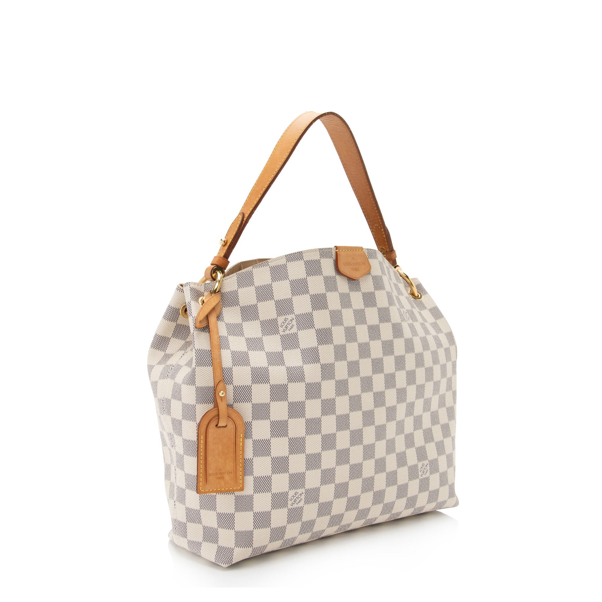 Louis Vuitton Damier Azur Graceful PM Hobo (SHF-4ndFPX)