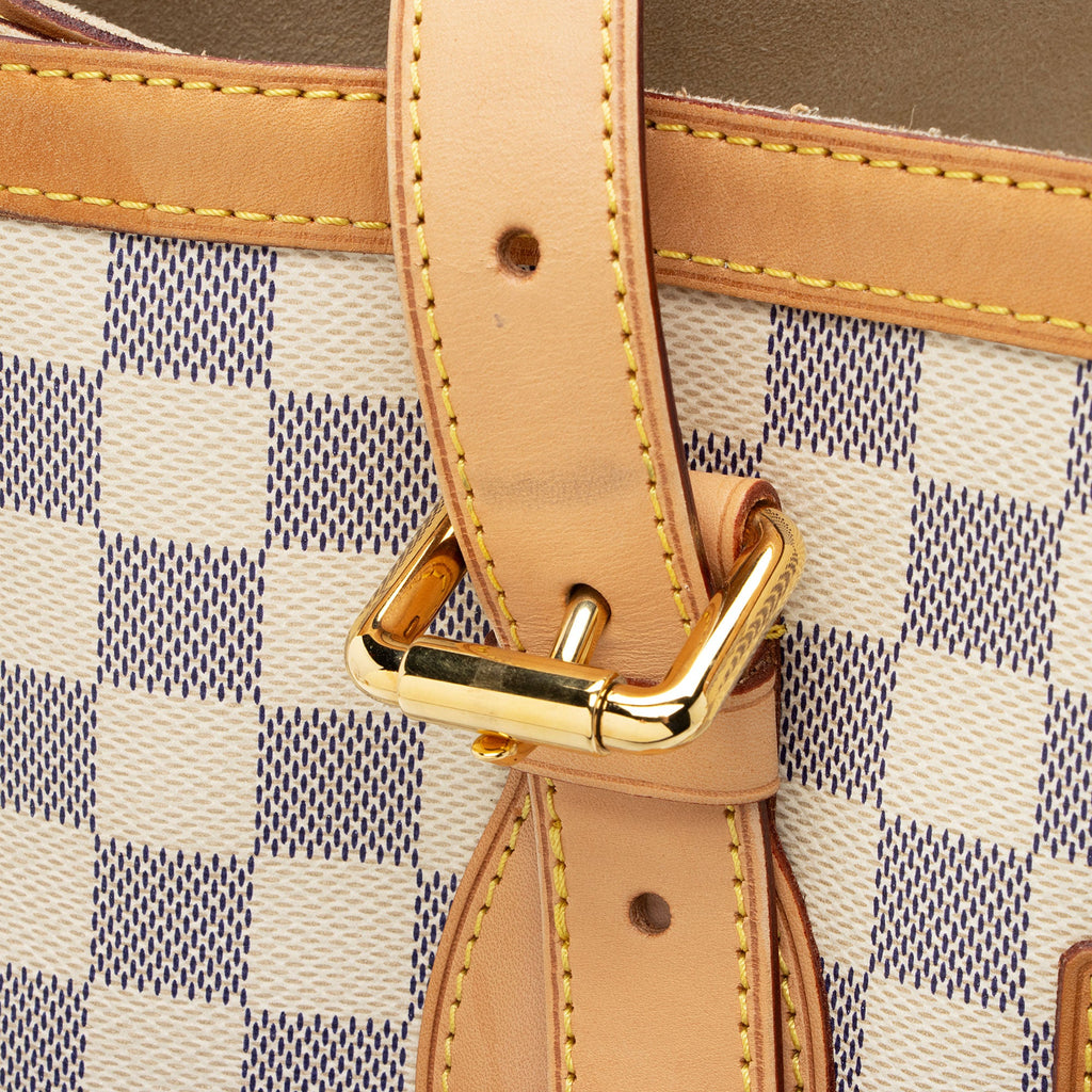 Louis Vuitton Damier Azur Hampstead MM Tote (SHF-GzhOZX)