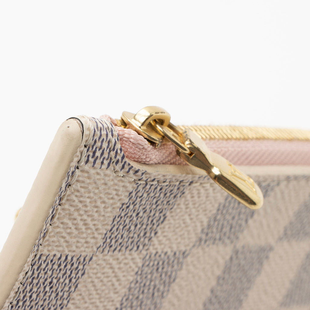 Louis Vuitton Damier Azur Neverfull MM Pochette (SHF-EicqCf)
