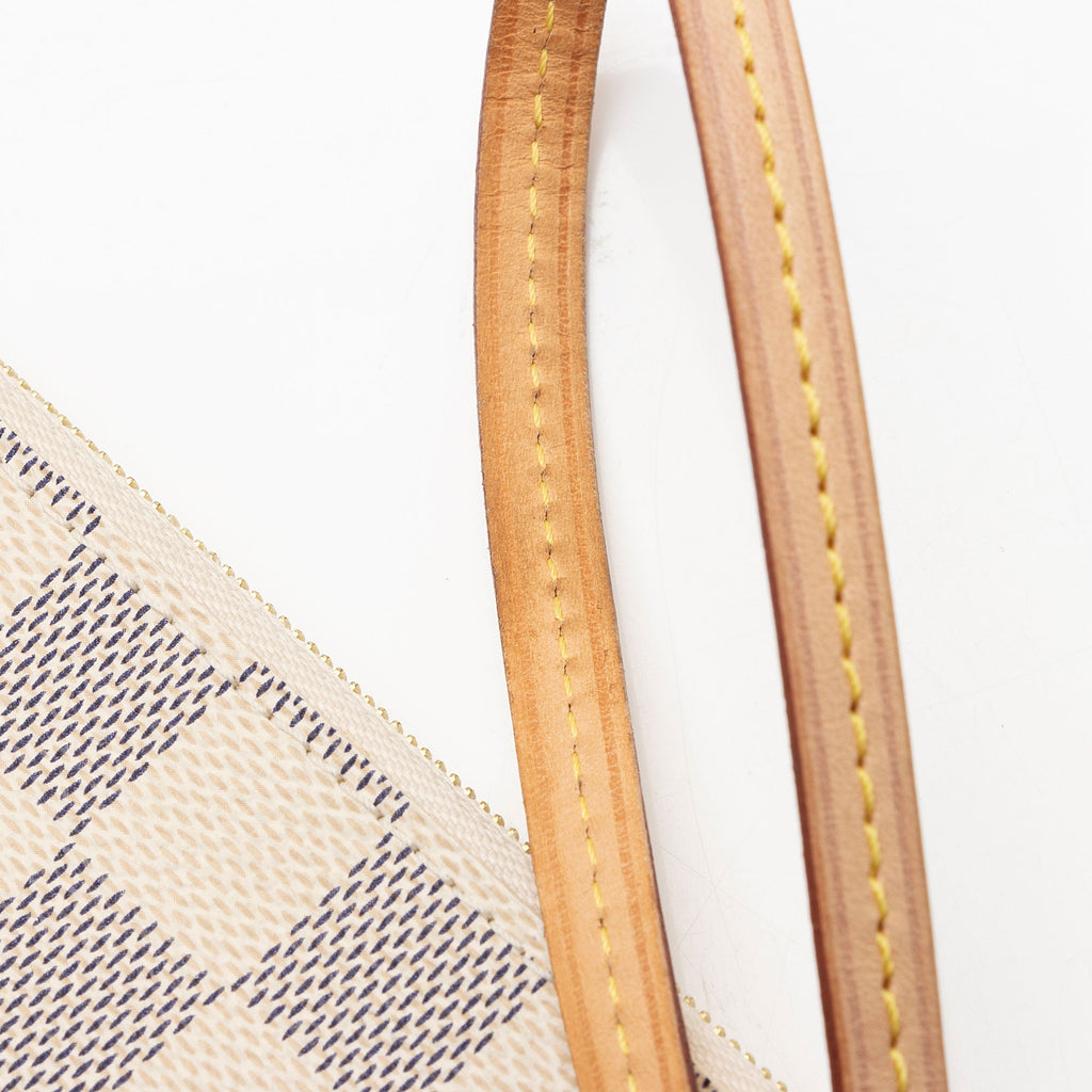 Louis Vuitton Damier Azur Neverfull MM Pochette (SHF-QQNLhH)
