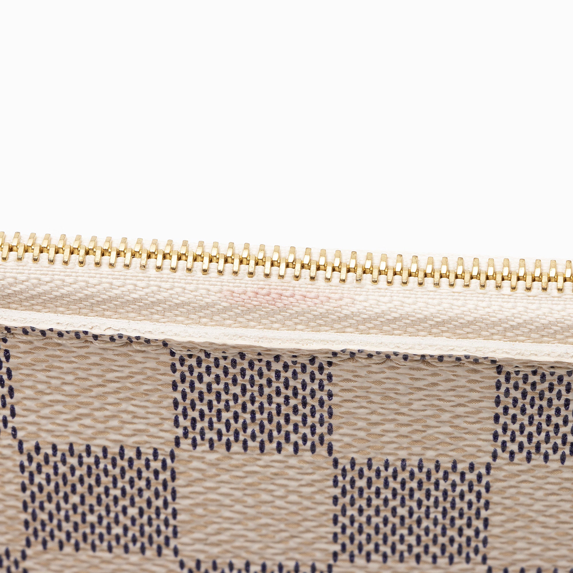 Louis Vuitton Damier Azur Neverfull MM Pochette (SHF-pOWDWj)