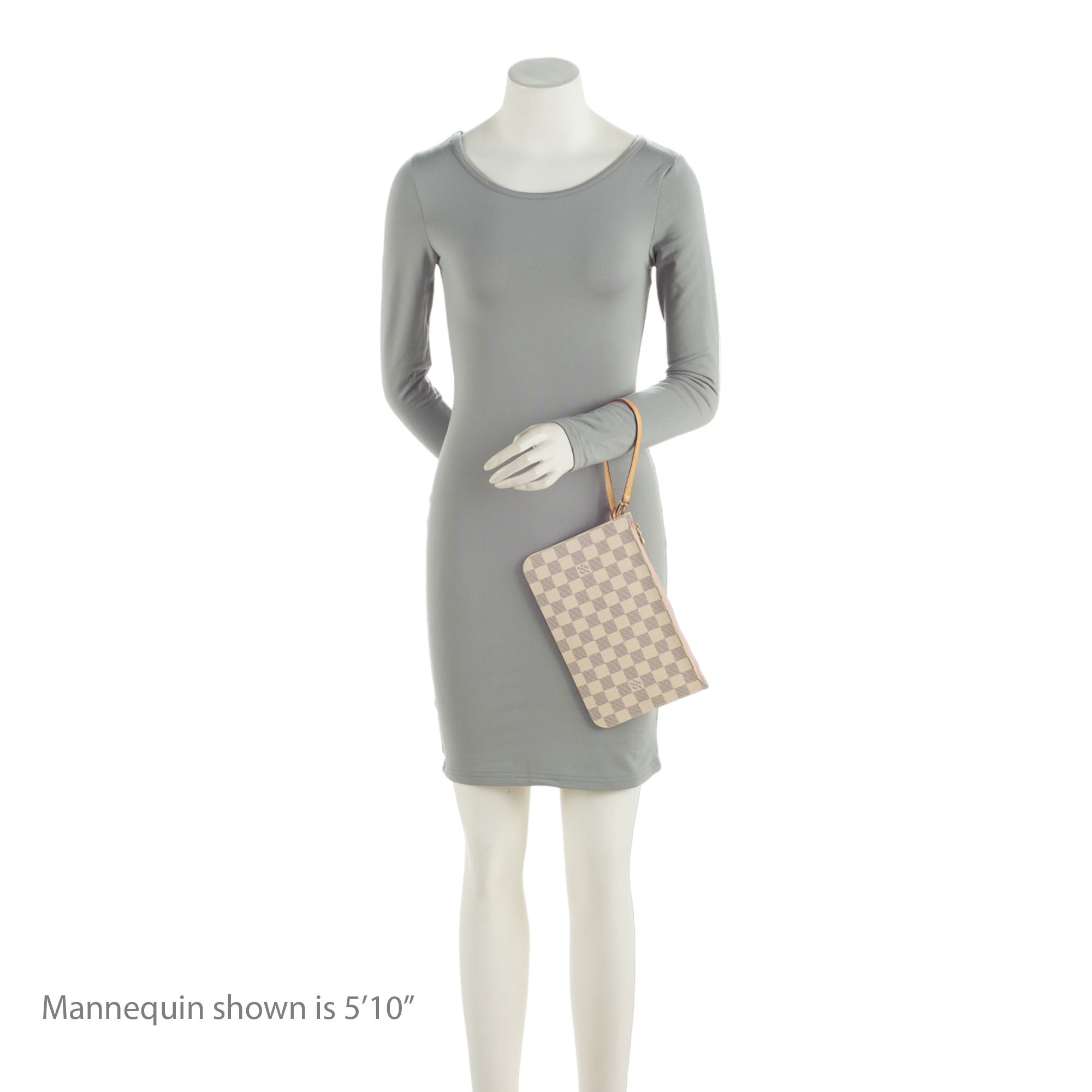 Louis Vuitton Damier Azur Neverfull MM Pochette (SHF-GfJO9g)