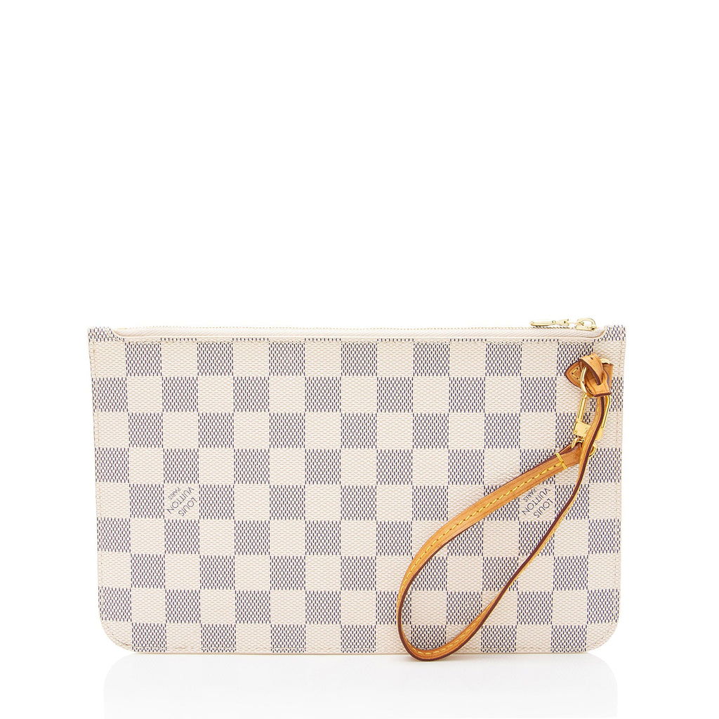 Louis Vuitton Damier Azur Neverfull MM Pochette