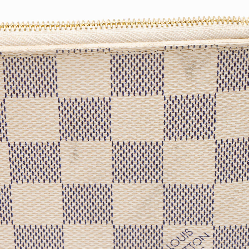 Louis Vuitton Damier Azur Neverfull MM Pochette