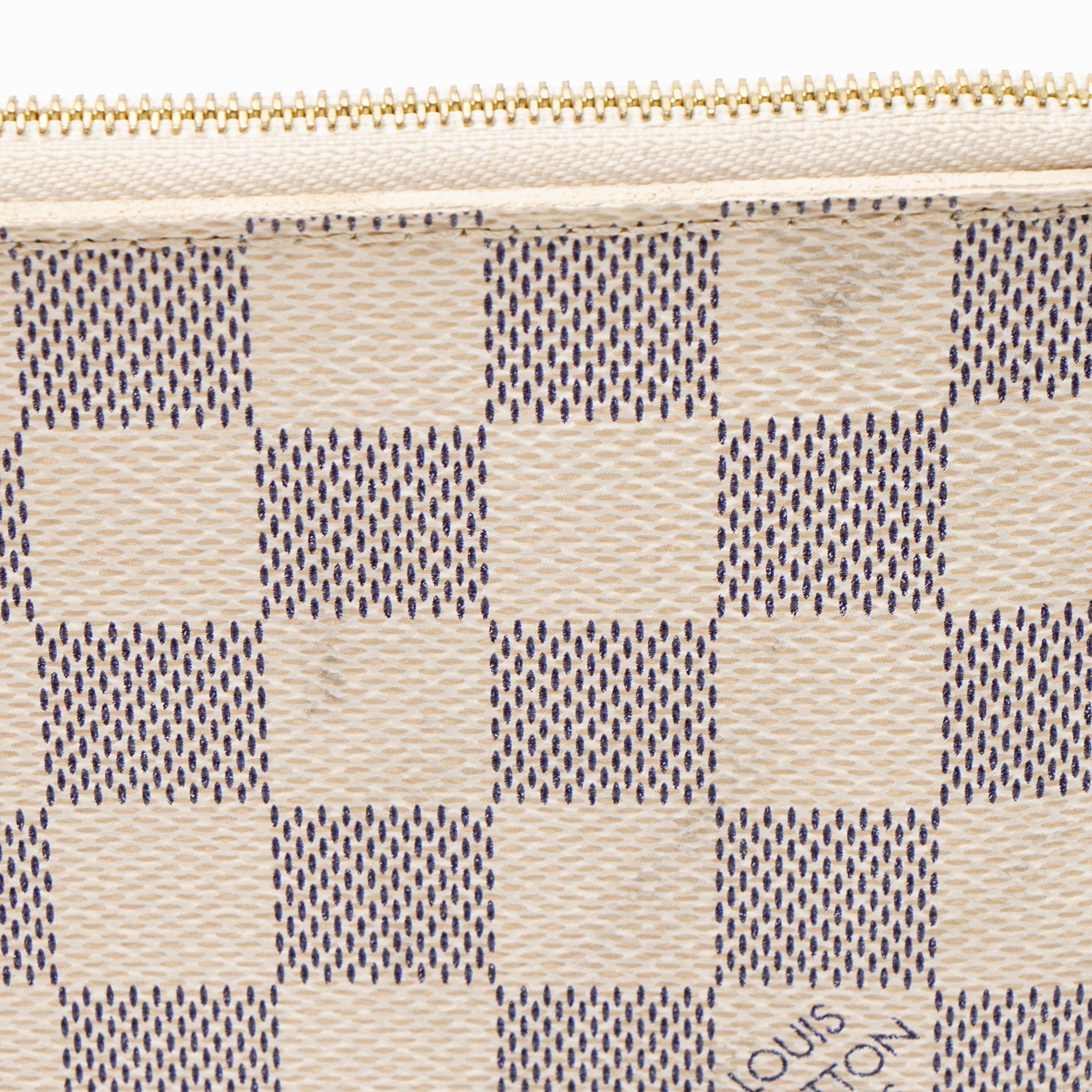Louis Vuitton Damier Azur Neverfull MM Pochette