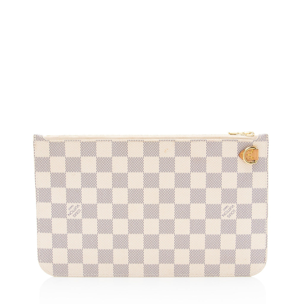 Louis Vuitton Damier Azur Neverfull MM Pochette