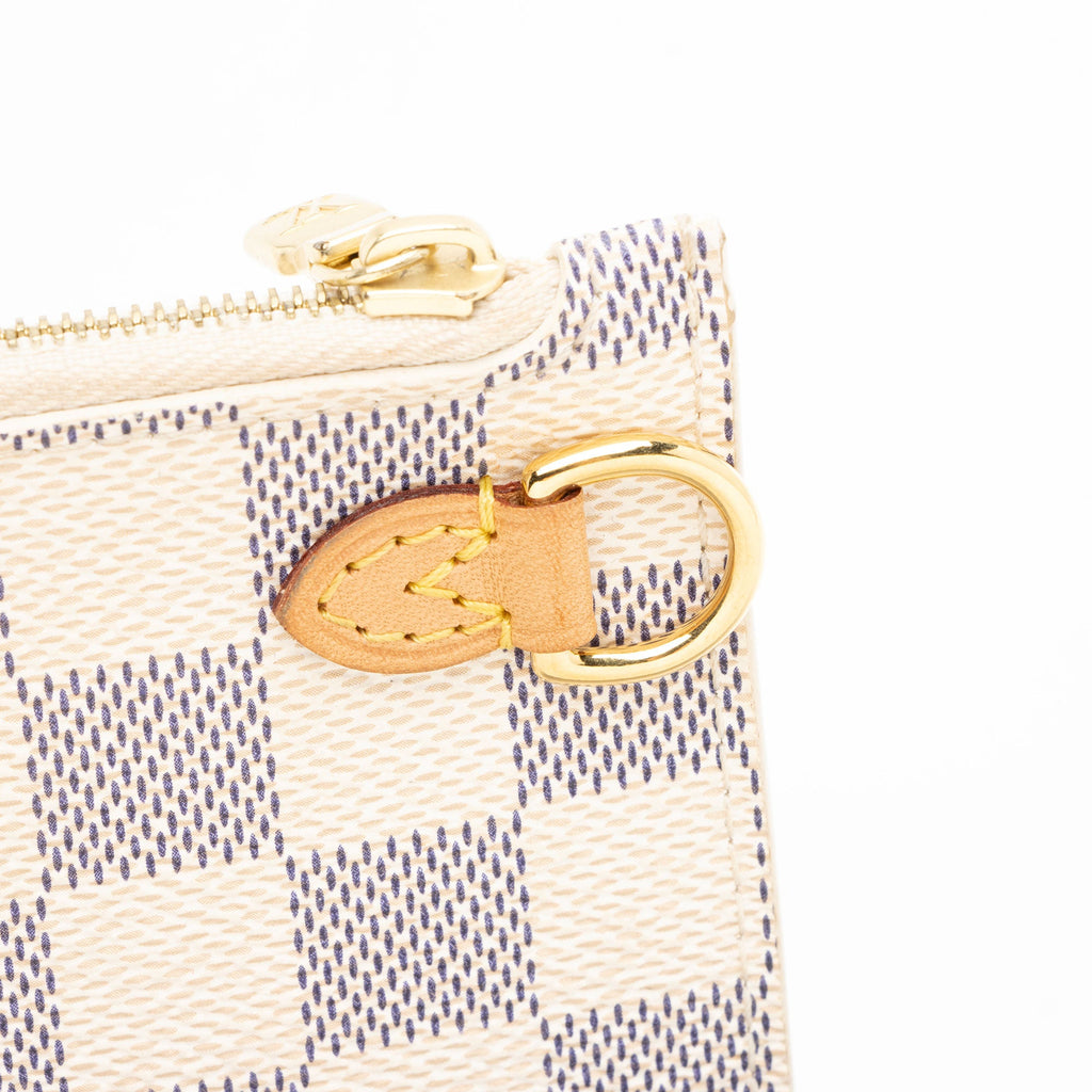 Louis Vuitton Damier Azur Neverfull MM Pochette