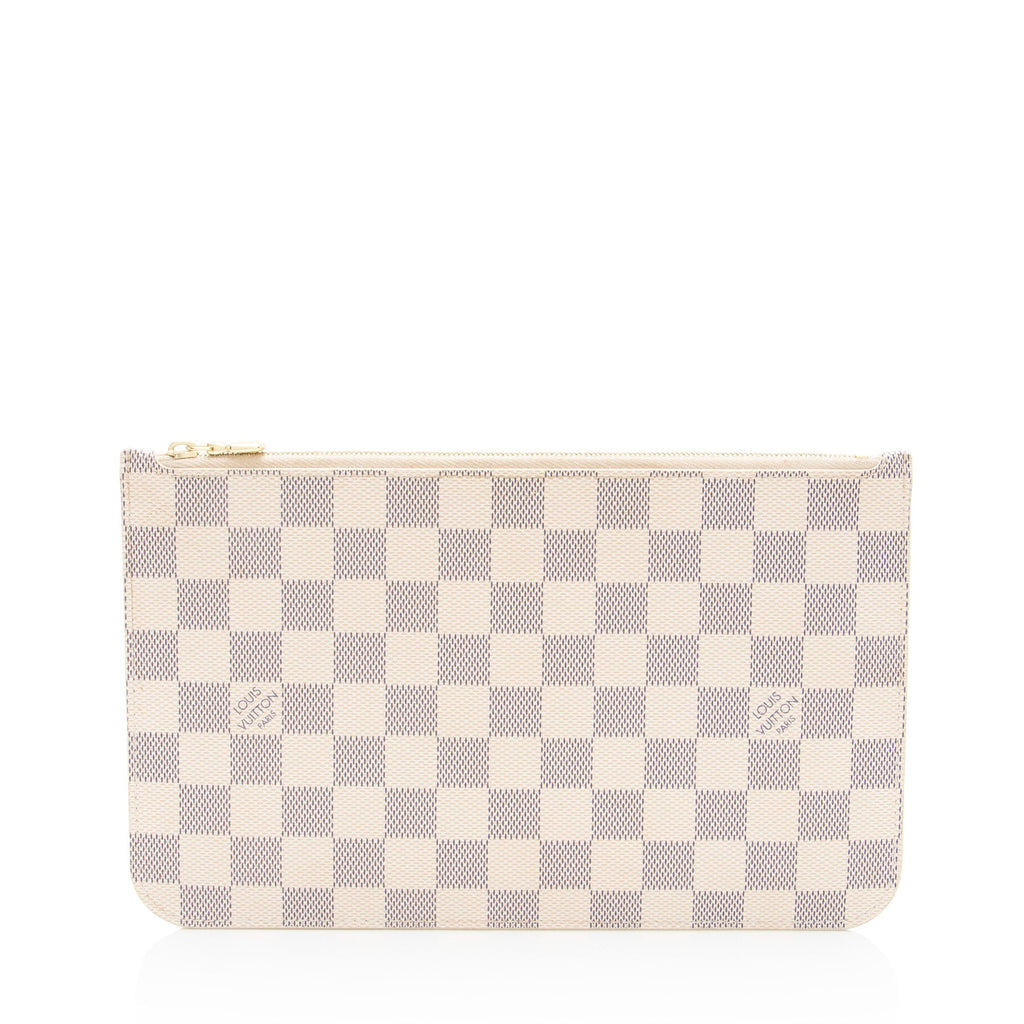 Louis Vuitton Damier Azur Neverfull MM Pochette